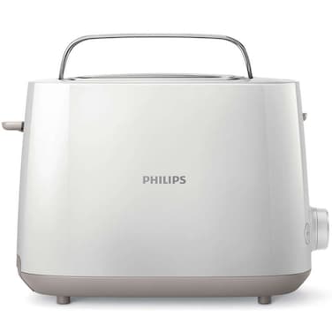 Philips Daily Collection Toaster HD2581/01, 900 W, White, 8 Browning Settings