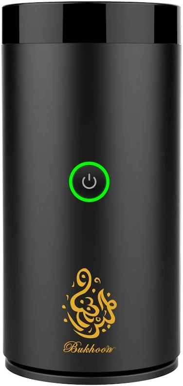 Alsaqer Car Bukhoor USB Type-C Power Bakhoor Rechargeable Electric Mini Portable Incense Burner, Black