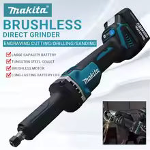 Makita 35000 RPM Brushless Die Grinder 6mm 2000W Electric Cordless Variable Speed Rotary Oil Mill for Makita 18V Battery