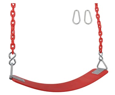 XIANGYU toys swing seat yard swing for kids & adults with metal triangle ring 2 chain and snap hooks