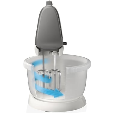 Philips HR3745 Bowl Mixer – Powerful Stand Mixer with Stainless Steel Bowl & Turbo Speed