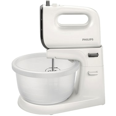 Philips HR3745 Bowl Mixer – Powerful Stand Mixer with Stainless Steel Bowl & Turbo Speed