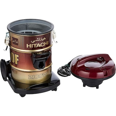 Hitachi Drum Vacuum Cleaner CV950F24CBS WR – 18L, 2100W, Wine Red