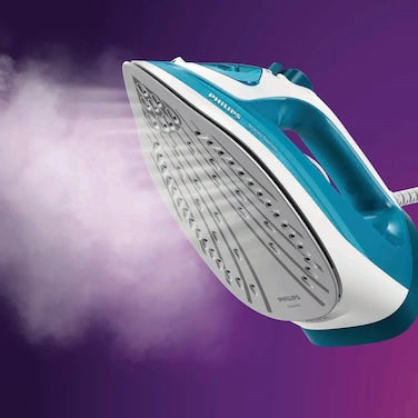Philips 3000 Series Steam Iron – 2100W Powerful Steam Boost Iron (Blue)