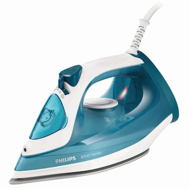 Philips 3000 Series Steam Iron – 2100W Powerful Steam Boost Iron (Blue)
