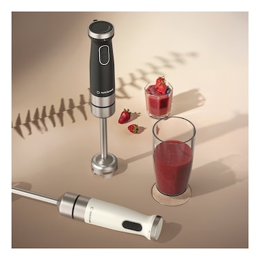 Nutricook NC-HB150 Hand Blender – 2-Speed Powerful Stick Blender (Black)
