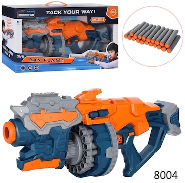 Children's toy weapon pistol Blaster with soft bullets, 20 rounds / Children's Automatic FJ8004