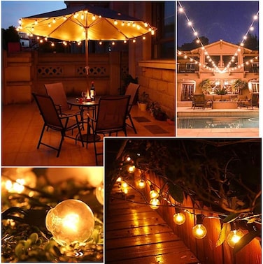 Outdoor Waterproof Fairy String Lights – 20 LED Decorative Lights for Garden, Balcony & Home