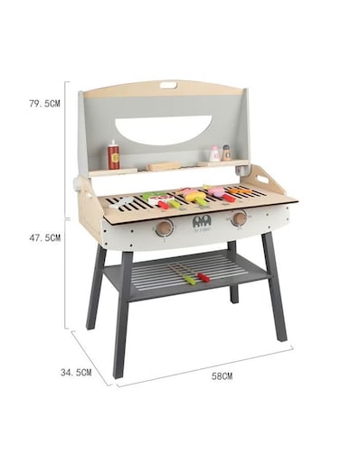 Pretend Play Cooking Toy Role Play Barbecue Grill Set Toys For Kids