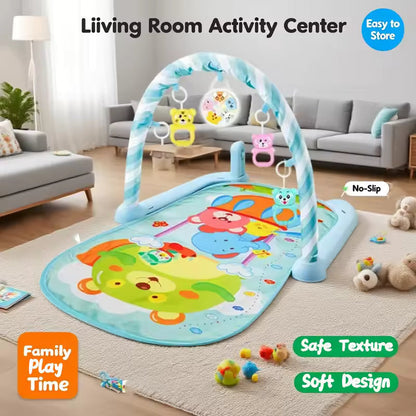Baby Music Mat Pedal Piano Toys for 3 Year Olds Activity Tummy Time Play Mat Crawling Game Board Baby Toy Gift Infant Exercise 3 sold