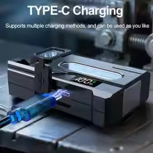 Rechargeable USB flashlight, 1200 lumens adjustable angle torch, zoomable COB LED work light for outdoor camping