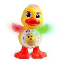 Electric Dancing Duck Toy, Interactive Musical Animal with Flashing Lights, Educational Gift for Children