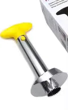 1pc Stainless Steel Pineapple Peeler, Pineapple Slicer, Hollow Slicer, Easy Fruit Slicer, Peeler, Kitchen Tool, Fast Delivery
