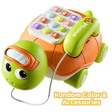 Turtle Music Phone, Multifunctional Children's Toy Simulation Phone, Early Language and Social Skills Development, Ideal Christmas Gift
