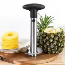 1pc Stainless Steel Pineapple Peeler, Pineapple Slicer, Hollow Slicer, Easy Fruit Slicer, Peeler, Kitchen Tool, Fast Delivery