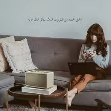 Home Aduio A200 Wireless Bluetooth Speaker, Bluetooth 5.3, 24-Hour Playtime, Stylish Retro Bluetooth Speaker