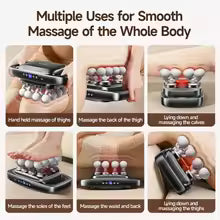 Deep Tissue Massage Gun Set, Body Fitness, Electric Muscle Relaxation Massager for Back, Shoulders, Legs, and Feet, 16 Heads