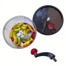 Garlic Chopper, Multifunctional Vegetable Slicer, Food Processor, Manual Meat Grinder, Onion and Chili Pepper Cutter, Masher, Kitchen Accessories