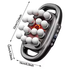 Deep Tissue Massage Gun Set, Body Fitness, Electric Muscle Relaxation Massager for Back, Shoulders, Legs, and Feet, 16 Heads