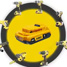 DCB203 20V 3.0Ah rechargeable lithium-ion battery for DeWalt DCB205, DCB206, DCB204, DCB200, DCB182, DCB180, DCD, DCF, and DCG series tools