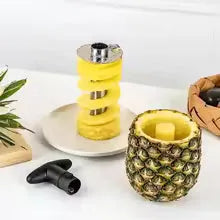 1pc Stainless Steel Pineapple Peeler, Pineapple Slicer, Hollow Slicer, Easy Fruit Slicer, Peeler, Kitchen Tool, Fast Delivery