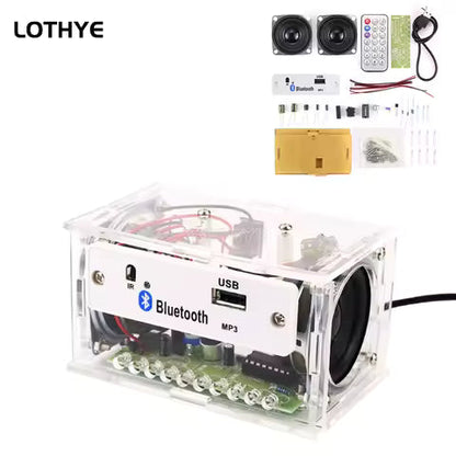 DIY Bluetooth Speaker Production Electronic Assembly Soldering Kit Tutorial Practice DIY Electronic Component Kit