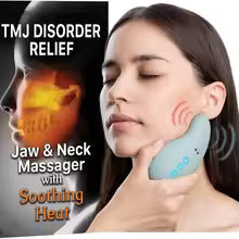 TMJ Relief Jaw Massager, Breastfeeding Massager, 10 Vibration Modes, Relieves Jaw and Neck Pain, Stiffness, Tension, and Migraines