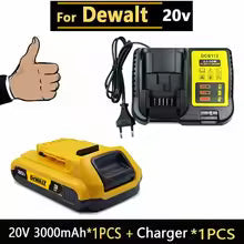 DCB203 20V 3.0Ah rechargeable lithium-ion battery for DeWalt DCB205, DCB206, DCB204, DCB200, DCB182, DCB180, DCD, DCF, and DCG series tools