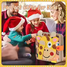 Educational airplane games, busy board - learn motor skills, busy book, sensory toy for quiet activity, birthday gift for boys and girls