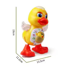 Electric Dancing Duck Toy, Interactive Musical Animal with Flashing Lights, Educational Gift for Children