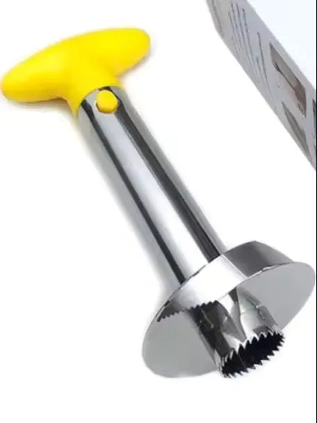 1pc Stainless Steel Pineapple Peeler, Pineapple Slicer, Hollow Slicer, Easy Fruit Slicer, Peeler, Kitchen Tool, Fast Delivery