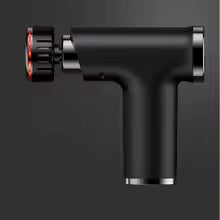 New electric massage gun with 9 heat and cold settings, multi-functional, portable home/gym use, small, quiet handheld massager