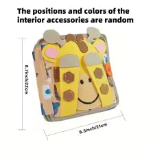 Educational airplane games, busy board - learn motor skills, busy book, sensory toy for quiet activity, birthday gift for boys and girls