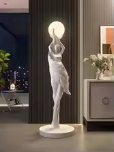 Abstract girl statues for home decor, floor decoration, living room sculptures, welcome sculptures, large art ornaments, housewarming gift statues