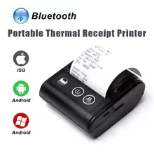 58mm Pocket Mini Portable Thermal Receipt Printer, Handheld Ticket/Invoice Printer, Wireless Bluetooth USB Thermal POS Printer for PC, Android, and iOS