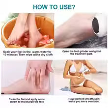 Hot Selling Portable Electric USB Foot Grinder Foot File Dead Skin Callus Remover for Dry, Hard, Cracked, Dead Skin