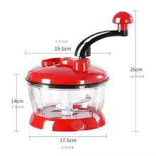 Garlic Chopper, Multifunctional Vegetable Slicer, Food Processor, Manual Meat Grinder, Onion and Chili Pepper Cutter, Masher, Kitchen Accessories