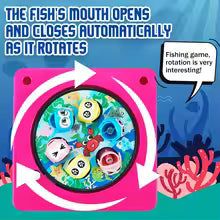 Mini magnetic fishing rod for kids, fishing toy, hand-eye coordination, spinning wheel, wrist ability, exercise ability