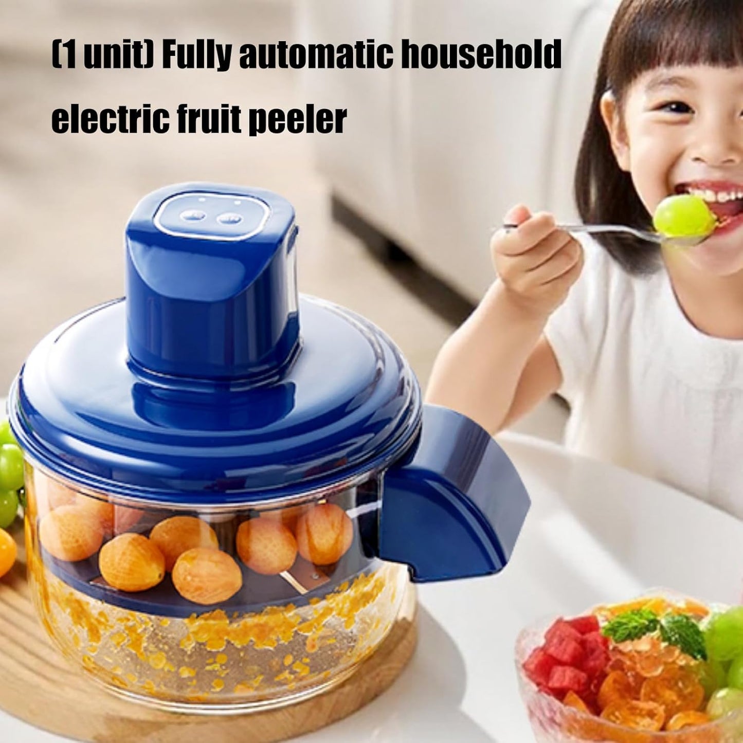 ⏳Limited-time 40% off⏰Transparent Electric Fruit and Vegetable Peeler🍇🧄